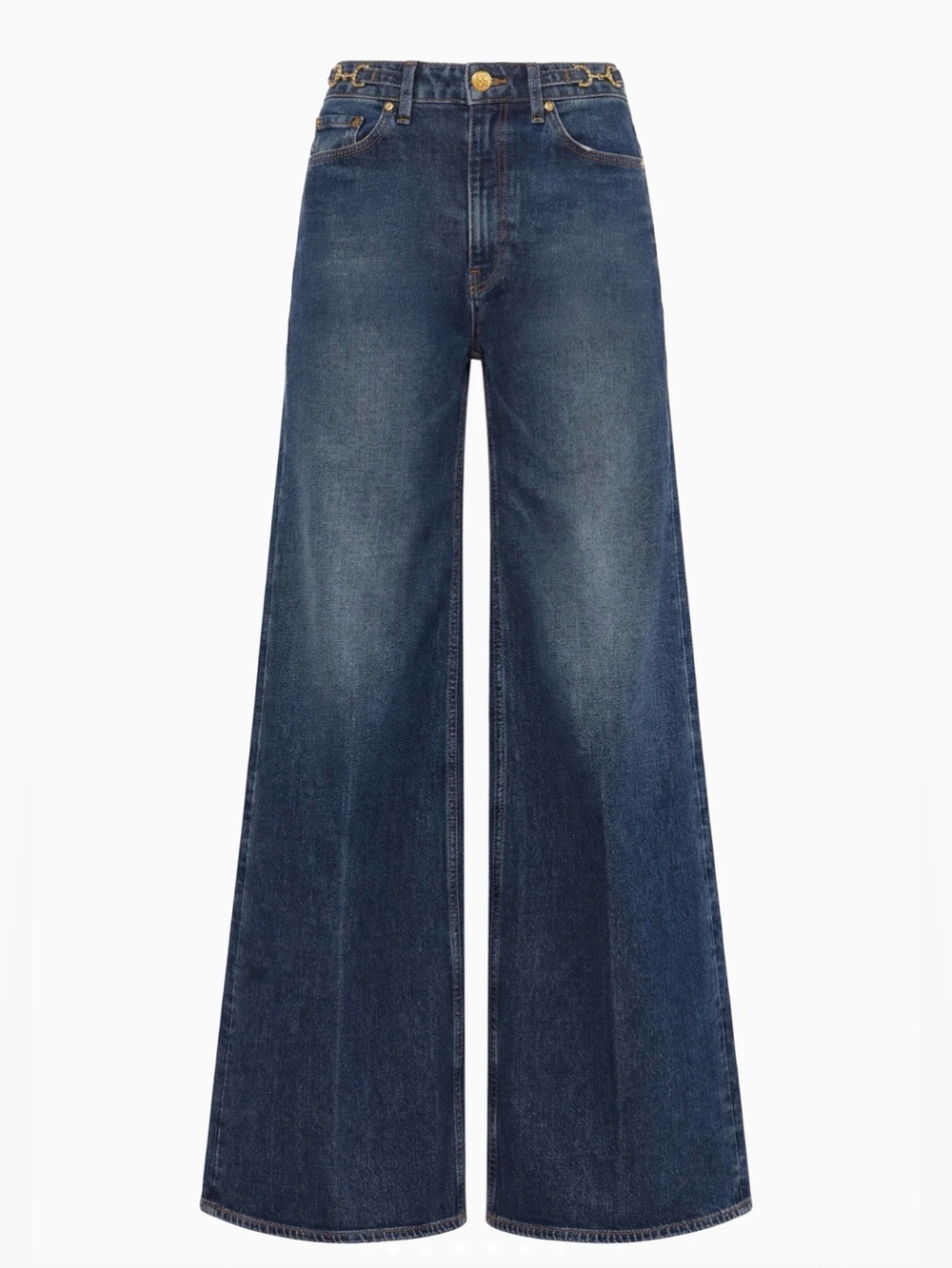 Ulla Johnson Collette High-Rise Wide-Leg blue Jeans